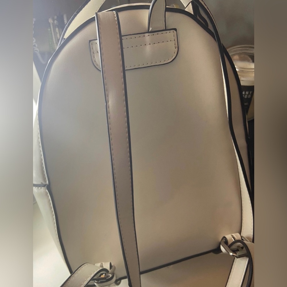 White Mini Backpack - Picture 2 of 4